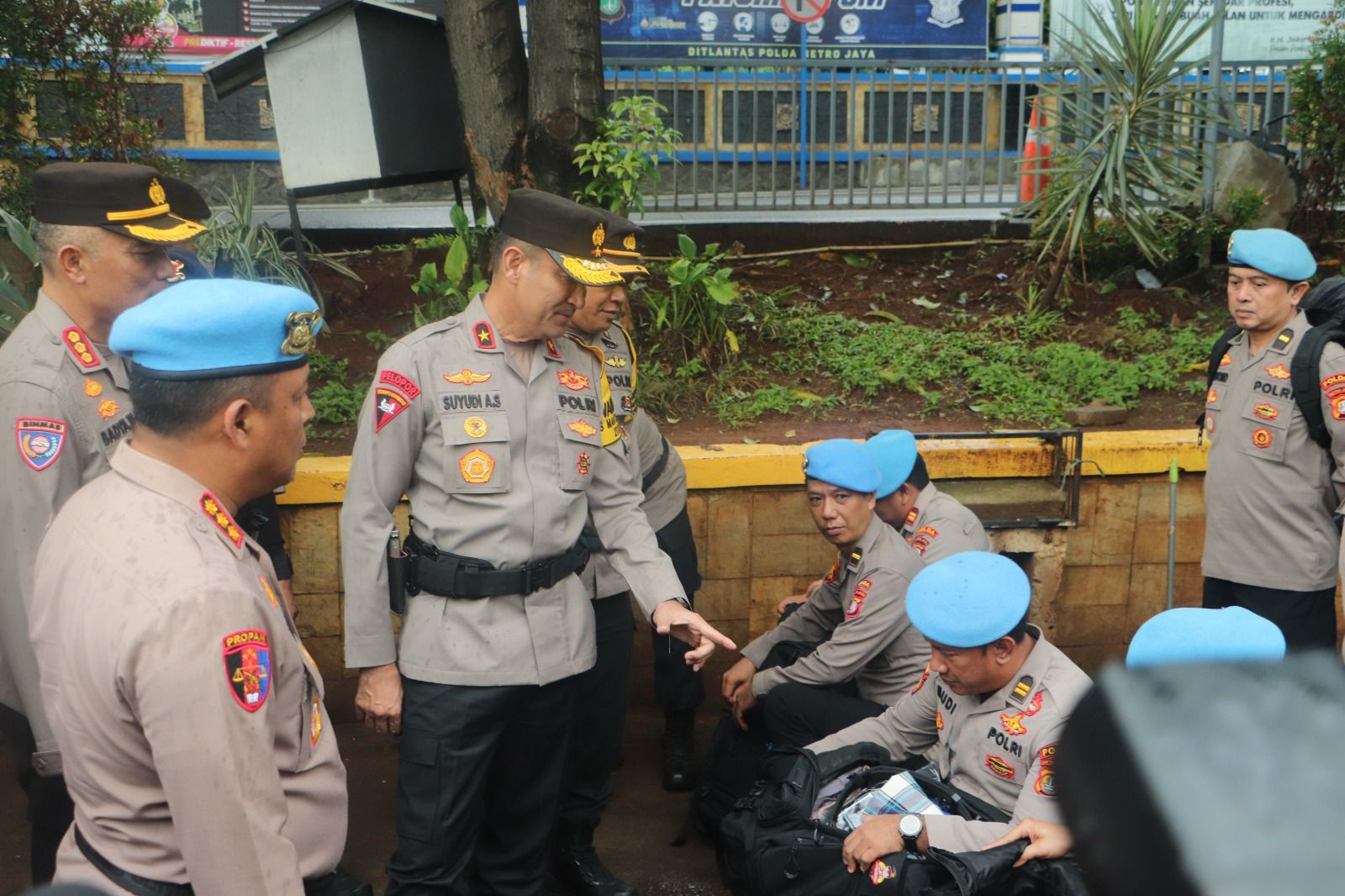 Apel Pengecekan Personil BKO PAM TPS Tahun 2024 Di Wilayah Hukum Polda Metro Jaya