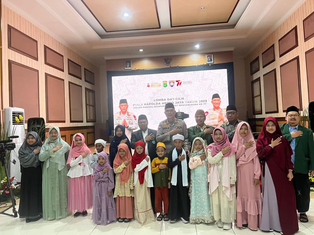 Jelang Hari Bhayangkara ke 77 Direktorat Binmas Polda Metro Jaya Gelar Lomba Da'i Cilik