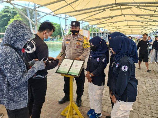 Polres Kepulauan Seribu Berikan Pengamanan Di Dermaga Kedatangan Terhadap 2.216 Penumpang