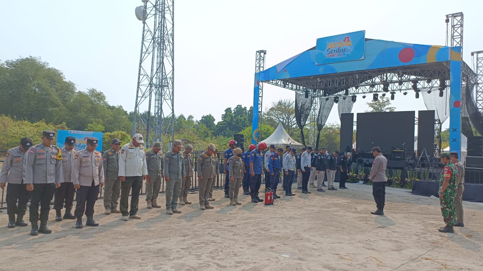 Polsek Kepulauan Seribu Selatan Berhasil Amankan Festival Kepulauan Seribu Selatan di Pulau Lancang
