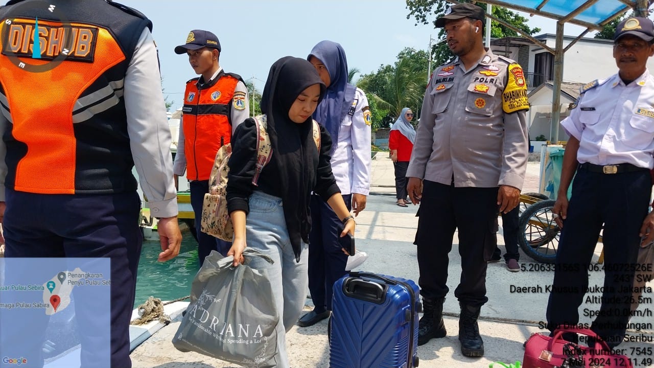 Polsek Kepulauan Seribu Utara Amankan Dermaga Pulau Harapan: Langkah Antisipasi Terhadap Guantibmas dan Peredaran Narkoba