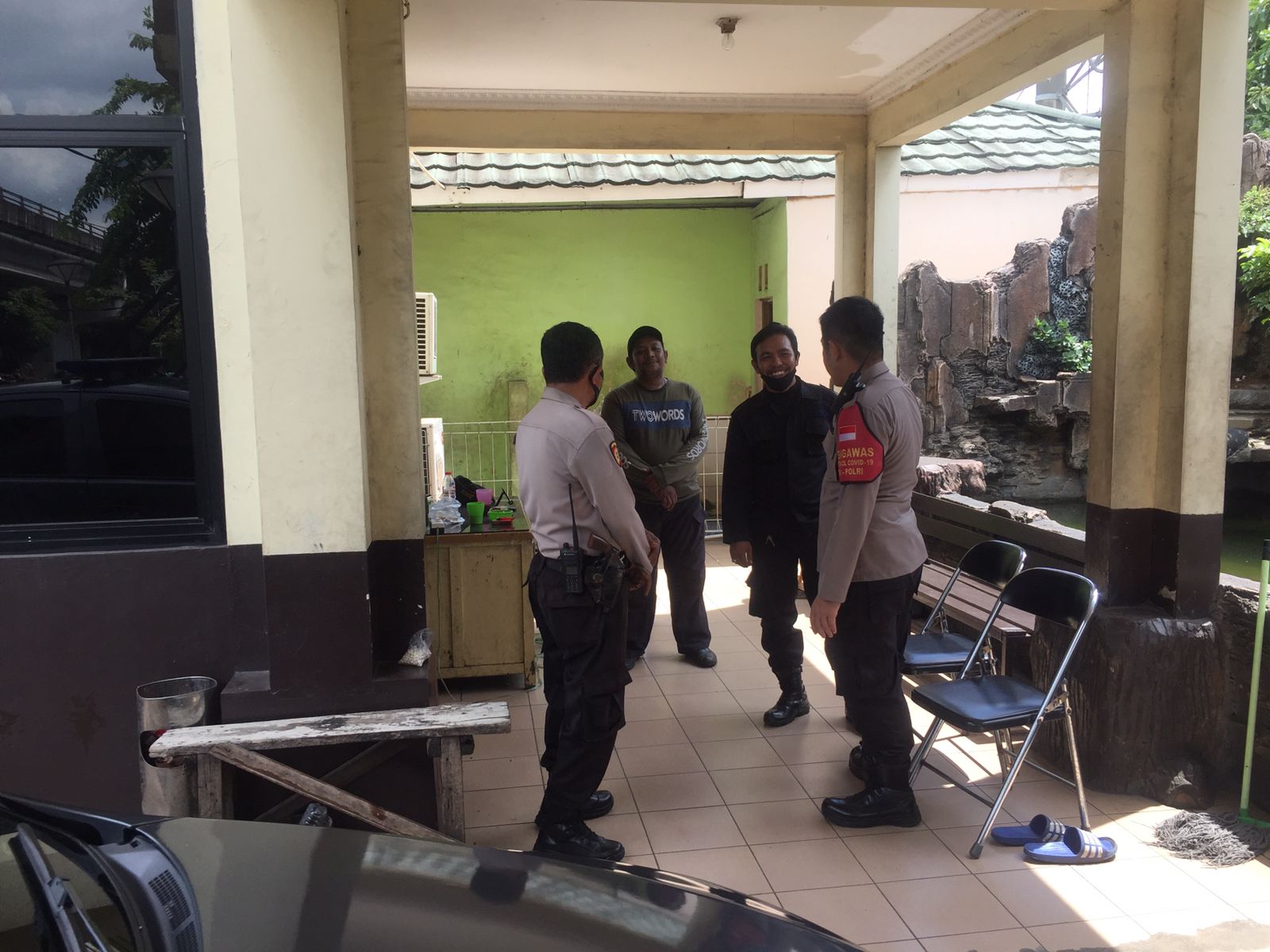 Jelang Nataru, Kapolsek Pademangan Cek Pos Pelayanan