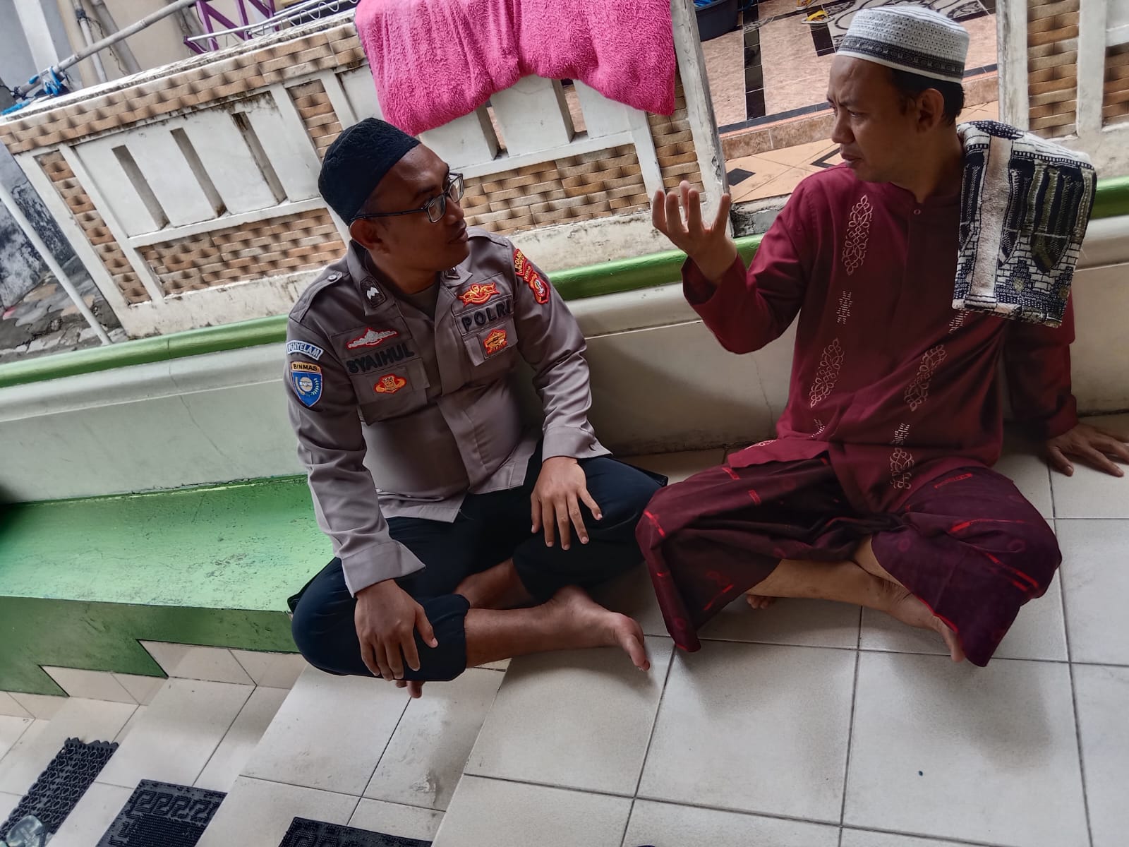 Kanit Binmas Polsek Kepulauan Seribu Utara Himbau Tokoh Agama Ciptakan Pemilu Damai