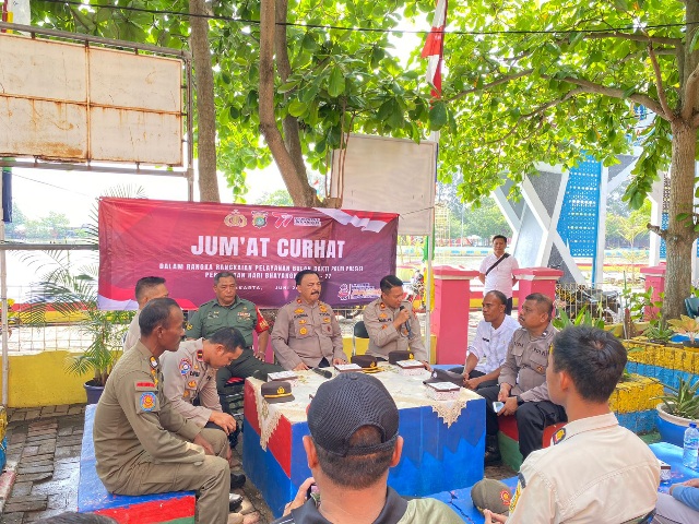 Wakapolres Kepulauan Seribu Gelar Giat Jumat Curhat dipulau Harapan