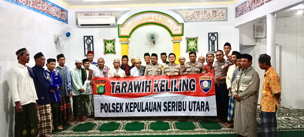 Selain Subuh Keliling Polsek Kepulauan Seribu Utara Gelar Tarawih Keliling