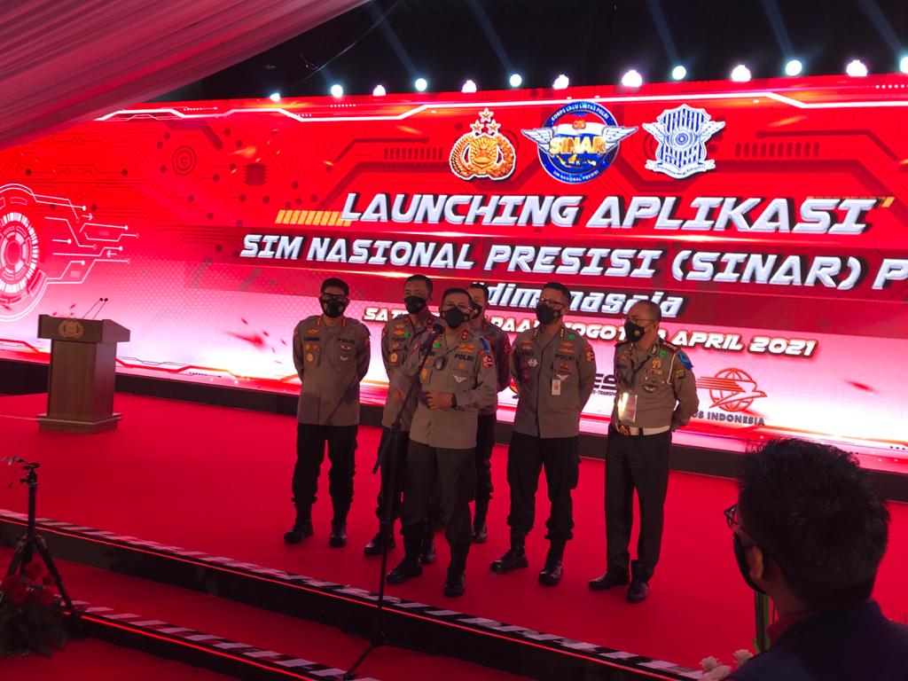 Permudah Masyarakat, Korlantas Polri Launching SIM Online Bernama 'Sinar'