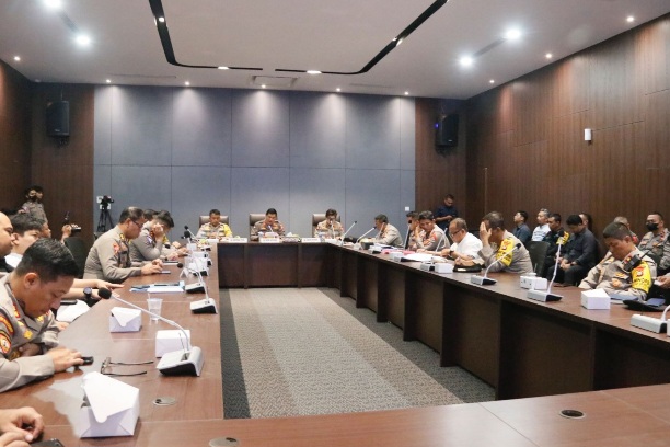 Karoops Polda Metro Jaya Terima Kunjungan Tim Supervisi Ops Lilin Mabes Polri