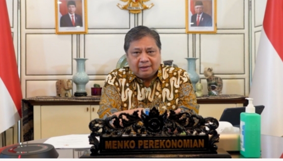 Menko Airlangga Dorong Transformasi Sistem Ekonomi Pangan Pasca Pandemi