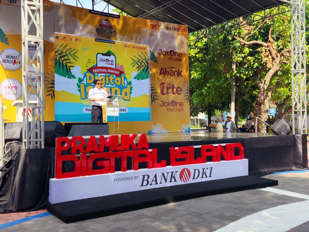 Polsek Kepulauan Seribu Utara Amankan Peresmian Digital Island Pulau Pramuka dan UMKM Bank DKI