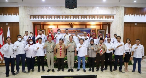 Kuatkan Kerjasama Dalam Penanggulangan Kebencanaan, Gerakan Pramuka dan PMI Jakut Tandatangani MoU
