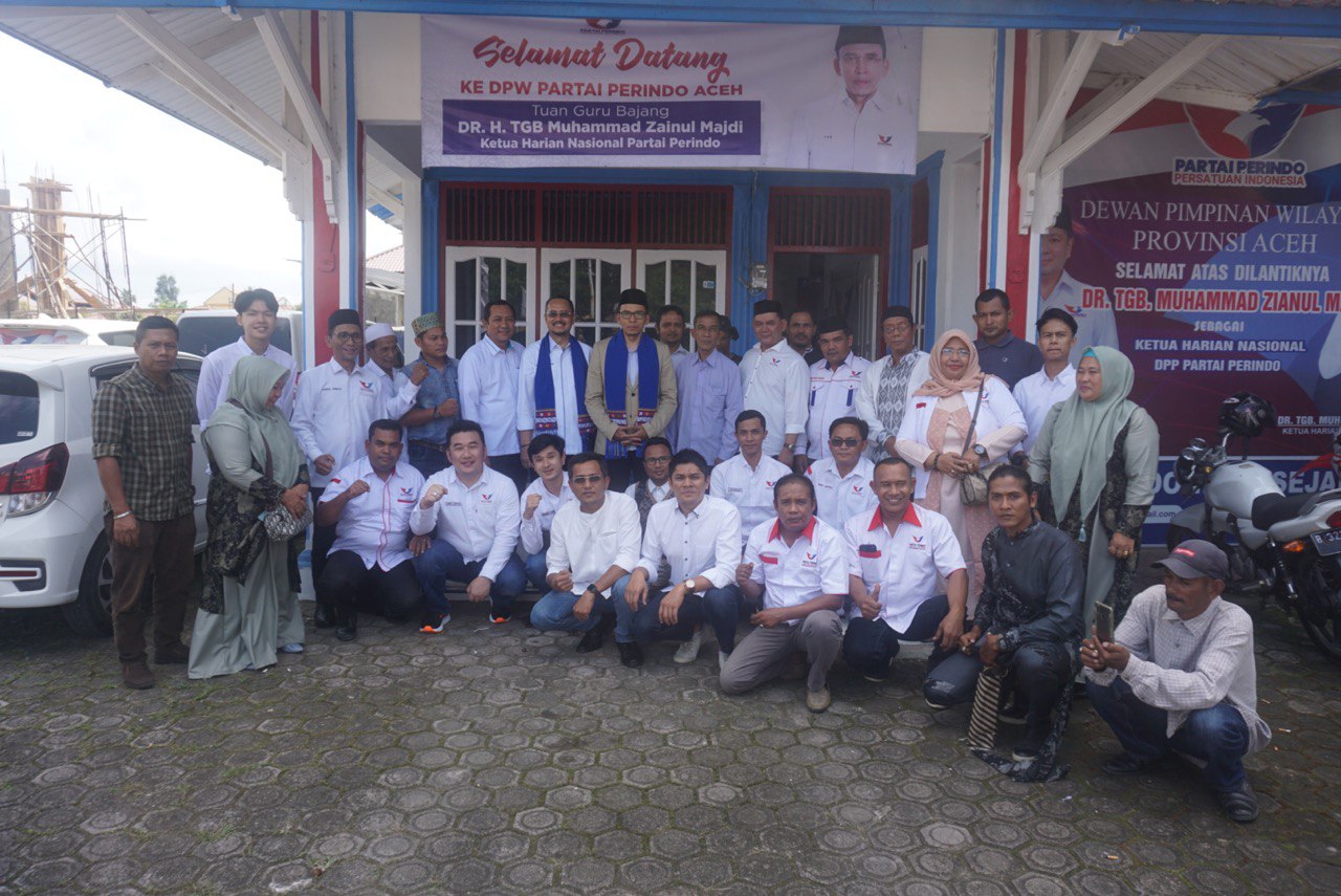 TGB Beri Banyak Masukan, DPW Perindo Aceh Kian Semangat 