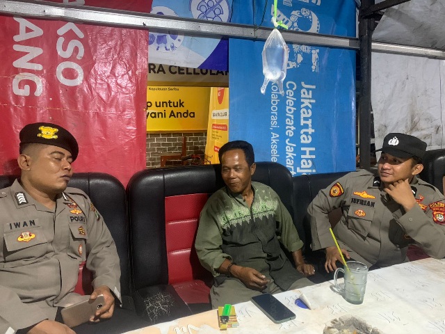 Patroli Malam Sambangi Tokoh Agama Pulau Tidung
