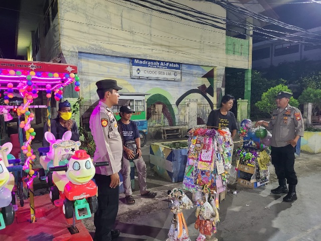 Patroli Malam Polsek Kepulauan Seribu Cegah Tindak Kriminal Di Wilayah