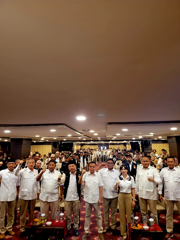 Hadiri Rapimcab Gerindra Kota Tangerang, Sufmi Dasco: Sosialisasikan Prabowo-Gibran Langsung Ke Warga!