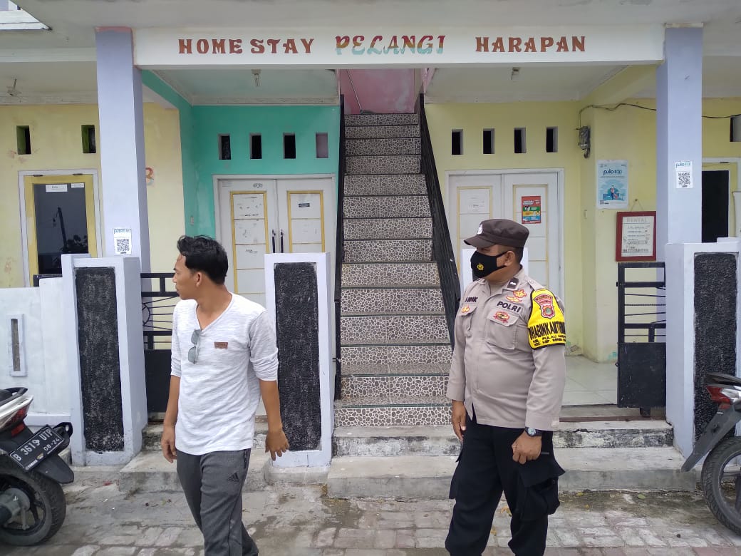 Minimalisir Guantibmas, Jajaran Sat Binmas Polres Kepulauan Seribu Sambangi Pengelola Homestay