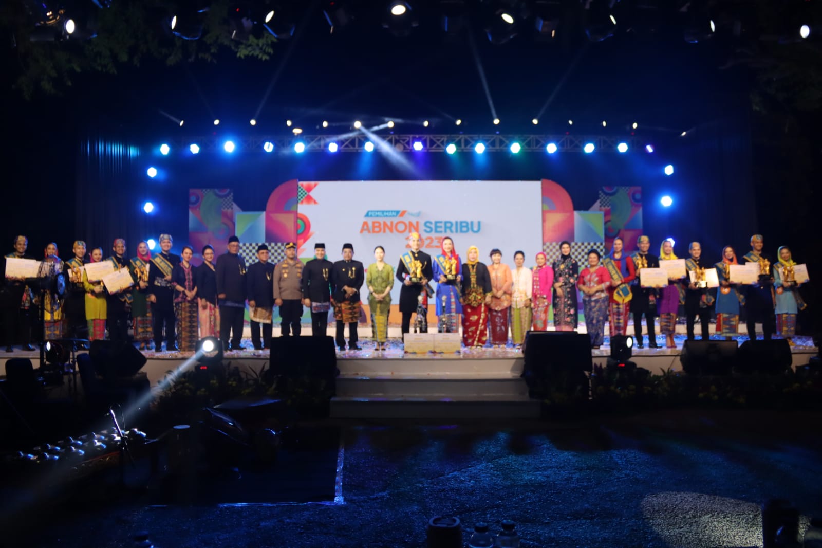 Kapolres Kepulauan Seribu Hadiri Malam Final Pemilihan Abang dan None Kepulauan Seribu 2023