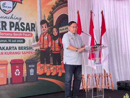 Pasar Jaya Luncurkan Gerakan Bersih Sampah di 146 Pasar Jakarta