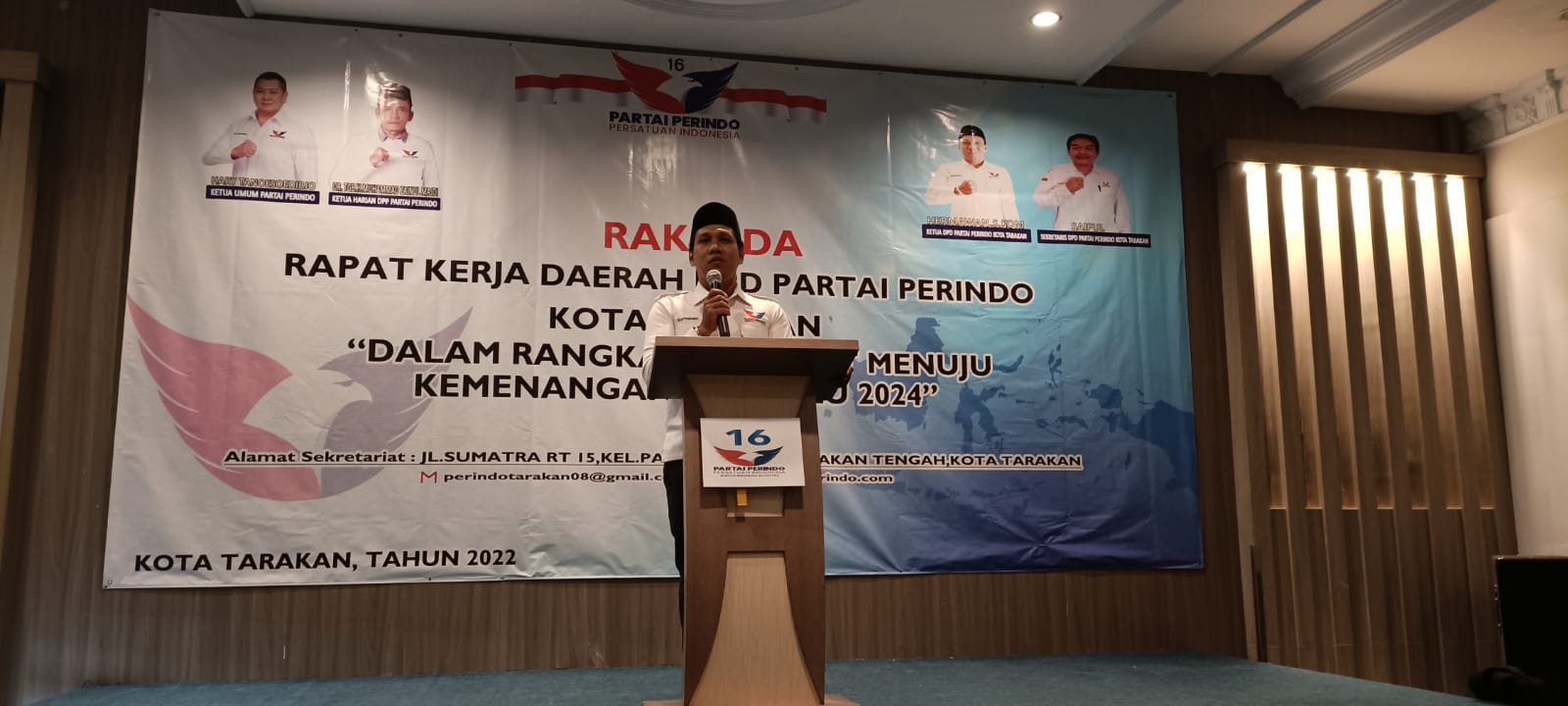 Persiapan Pemilu 2024, Perindo Kota Tarakan Gelar Rakerda