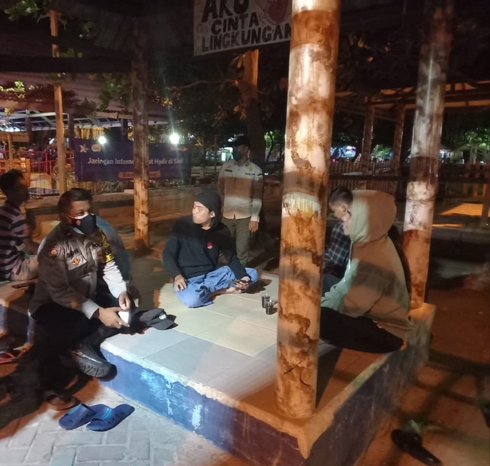 Cegah Guantibmas, Patroli Malam Dilaksanakan oleh Jajaran Polsek Kep. Seribu Utara