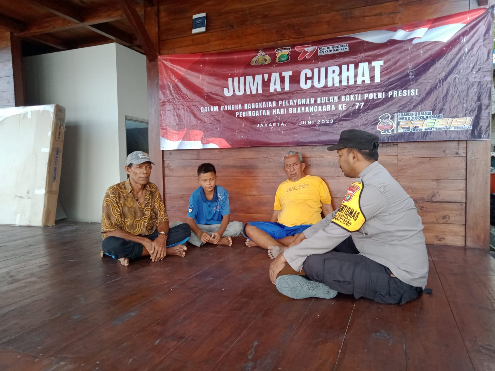 Bhabinkamtibmas Pulau Sabira, Terlibat Aktif dalam Meningkatkan Kamtibmas dan Kesejahteraan Warga