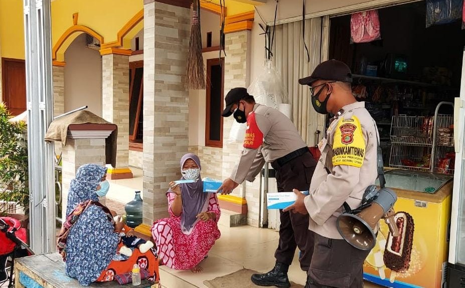 Dukung PPKM Mikro, Hari ini Ribuan Masker Gratis Dibagikan Tiga Pilar Kep Seribu