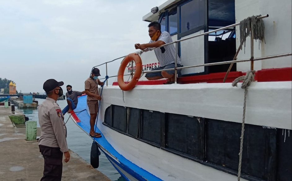 Musim Penghujan Tiba, Polsek Kep Seribu Utara Minta Nahkoda Kapal Waspada