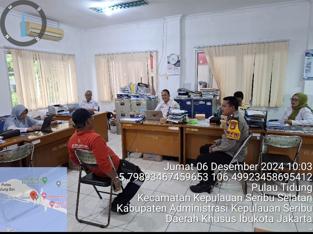 Bhabinkamtibmas Pulau Tidung Ajak Warga Ciptakan Keamanan Pasca Pilkada DKI Jakarta 2024 