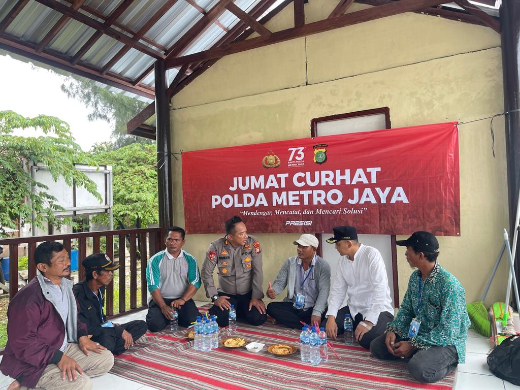 Kapolsek Kepulauan Seribu Selatan Gelar Jumat Curhat Di Pulau Tidung