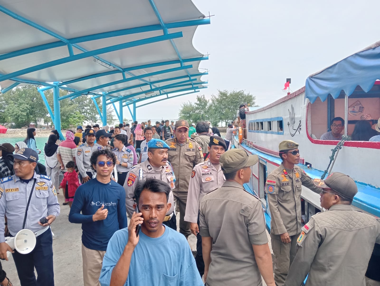 Pospam Lebaran 2025 Polsek Kepulauan Seribu Utara Siap Layani Pemudik dan Wisatawan dengan Humanis