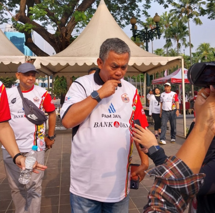 Jalan Sehat KONI DKI Berlangsung Meriah, 2200 Atlet dan Pengurus Berpartisipasi