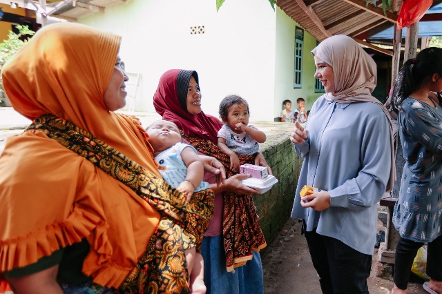 Rannya Agustyra Kristiono, Meneruskan Warisan Ayah dan Berkomitmen untuk NTB, Dor to Dor Sosialisasi Program Prabowo- Gibran