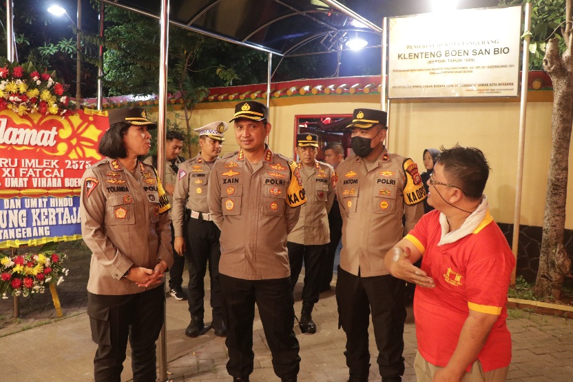Imlek 2024 Di Kota Tangerang, Kapolres : Situasi Kamtibmas Aman Dan Damai