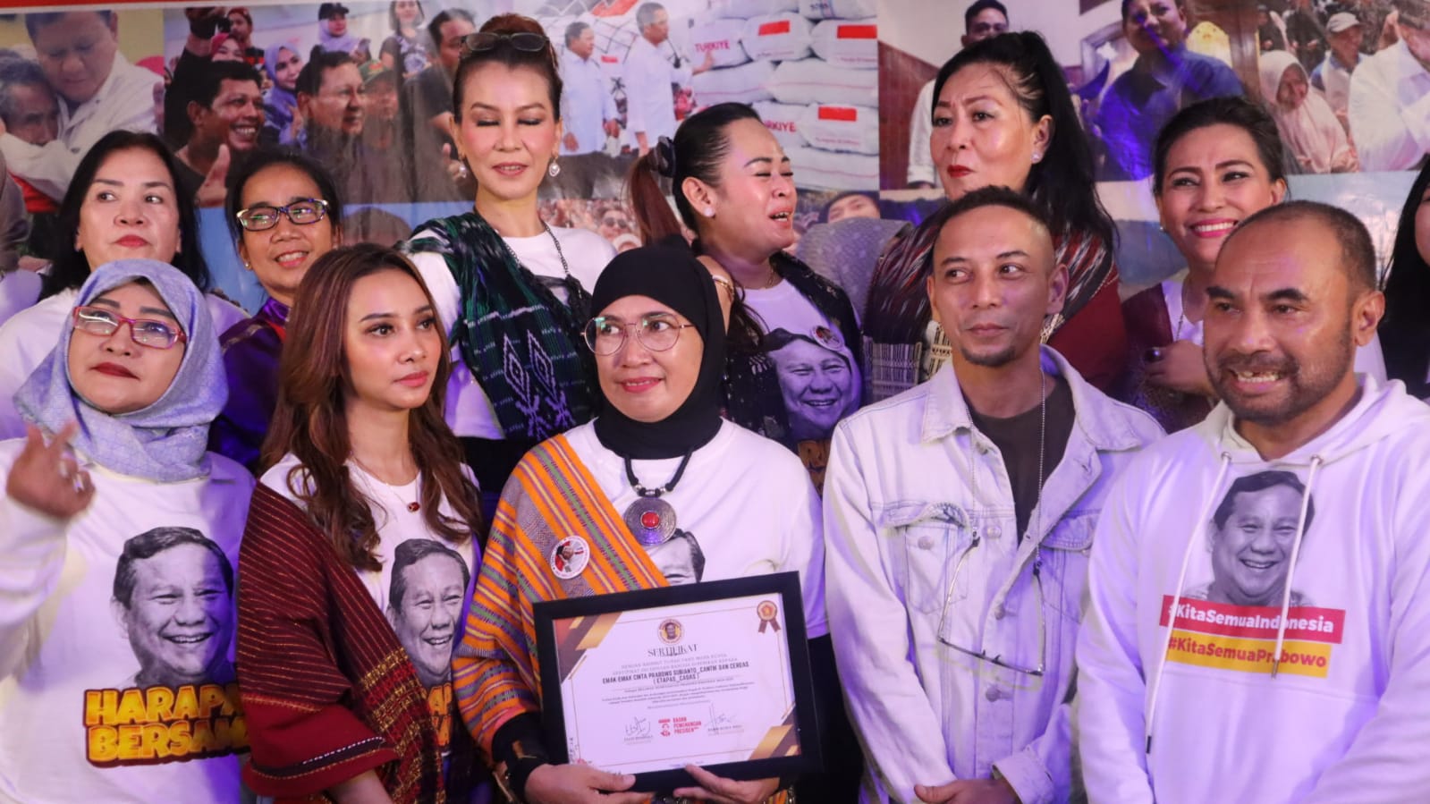 Resmi Dukung Prabowo, Etapas_Cadas: Kami Siap Raih Simpati Emak-Emak Demi Menangkan Pak Prabowo