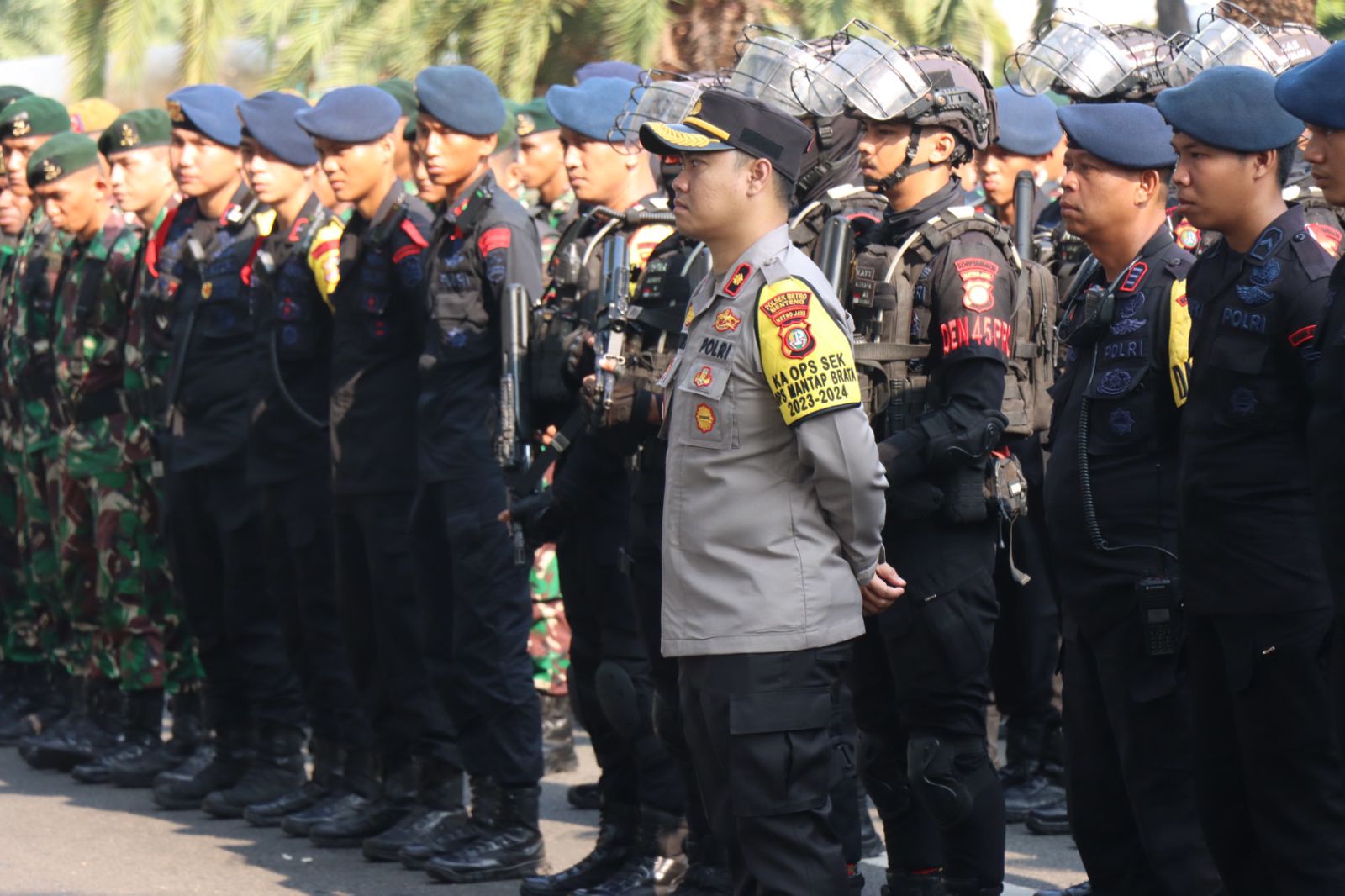 1.318 Personel Polisi Amankan Penetapan Capres-Cawapres Hari Ini