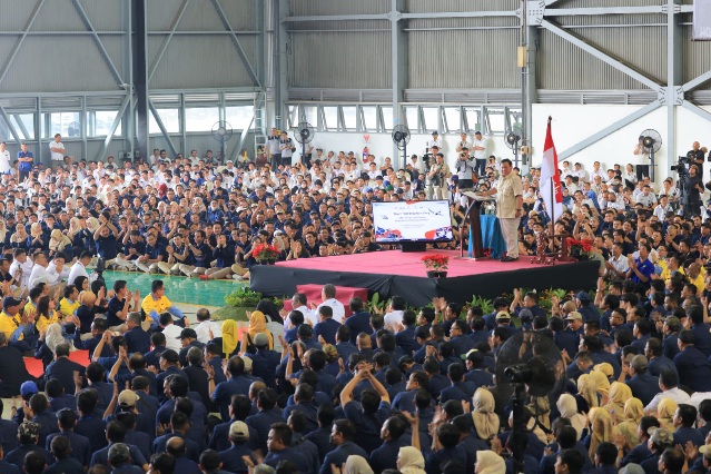 Bangkitkan Industri Nasional, Prabowo Ingin Anak Indonesia Dapat Pekerjaan Layak dan Gaji Besar