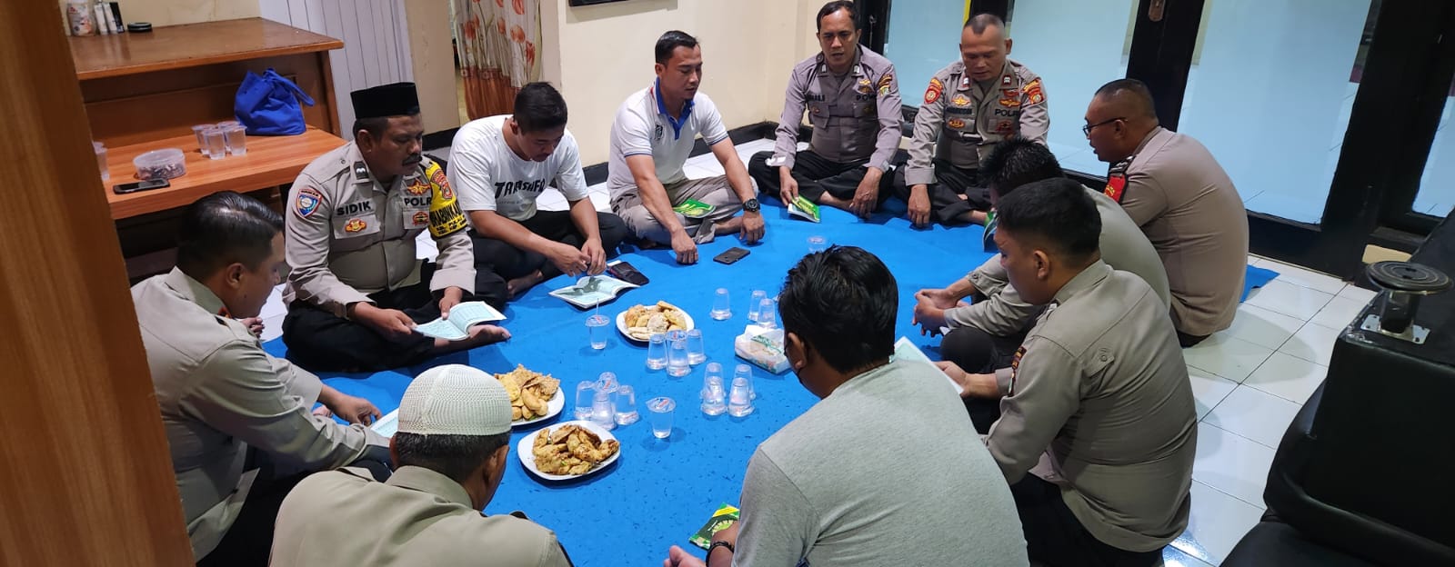 Malam Jum'at, Polsek Kepulauan Seribu Utara Lakukan Pengajian Rutin