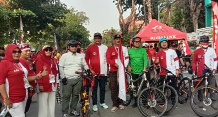 Ratusan Peserta Ramaikan Ngider Funbike Kelurahan Tanjung Priok