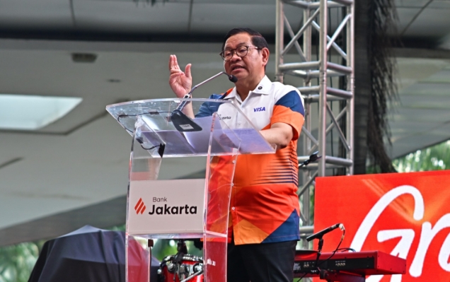 Hadiri Peluncuran Kartu Debit Visa, Gubernur Pramono Sebut Awal Transformasi Bank Jakarta