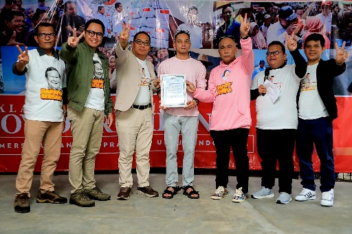 Deklarasi Dukung Prabowo, Sabam Silaban: Kita Butuh Pemimpin Yang Bisa Menuju Indonesia Emas Yaitu Pak Prabowo!