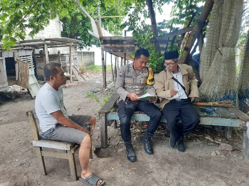 Sambang Toga, Bhabinkamtibmas Imbau Agar Selalu Jaga Sitkamtibmas Aman