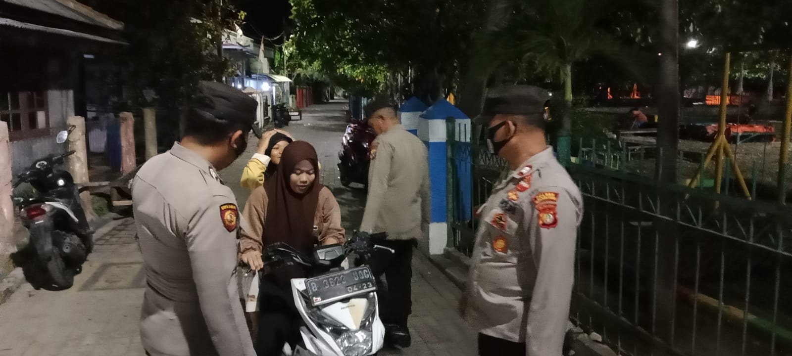 Imbauan Kamtibmas Patroli Malam, Polsek Kep. Seribu Utara Berupaya Ciptakan Sitkamtibmas Aman