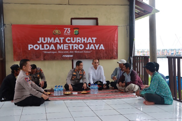 RW. 01 Pulau Lancang, Kelurahan Pulau Pari Menjadi Tempat Jumat Curhat Kapolres Hari Ini