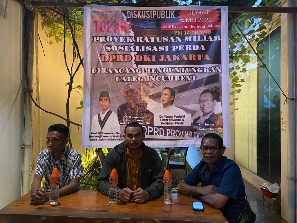Jadi Kampanye Terselubung. Sosper DPRD DKI harus Dihentikan