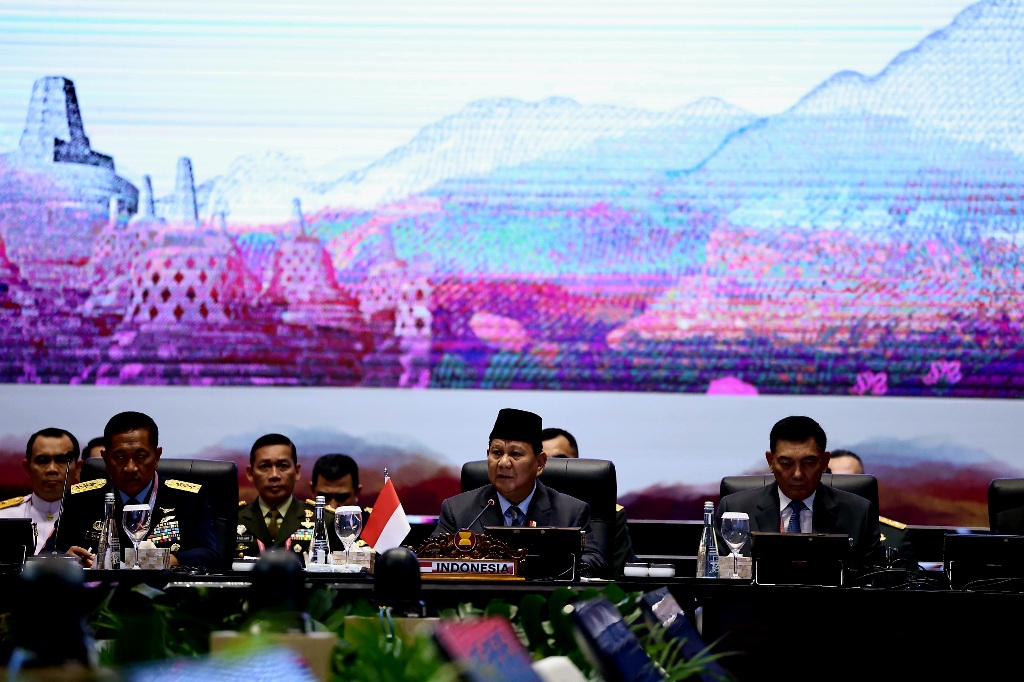 Prabowo Serukan Bantu Palestina di Forum Menteri Pertahanan Negara ASEAN