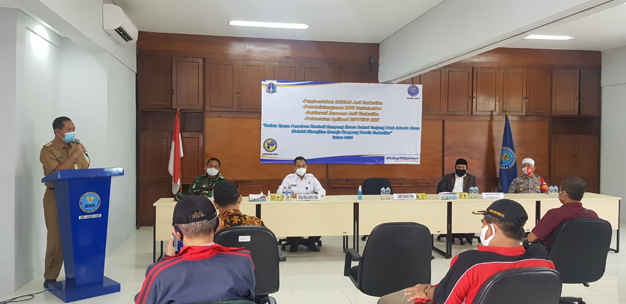 BNNK Jakut Gelar Kegiatan Diseminasi Informasi P4GN Warga Kampung Bahari