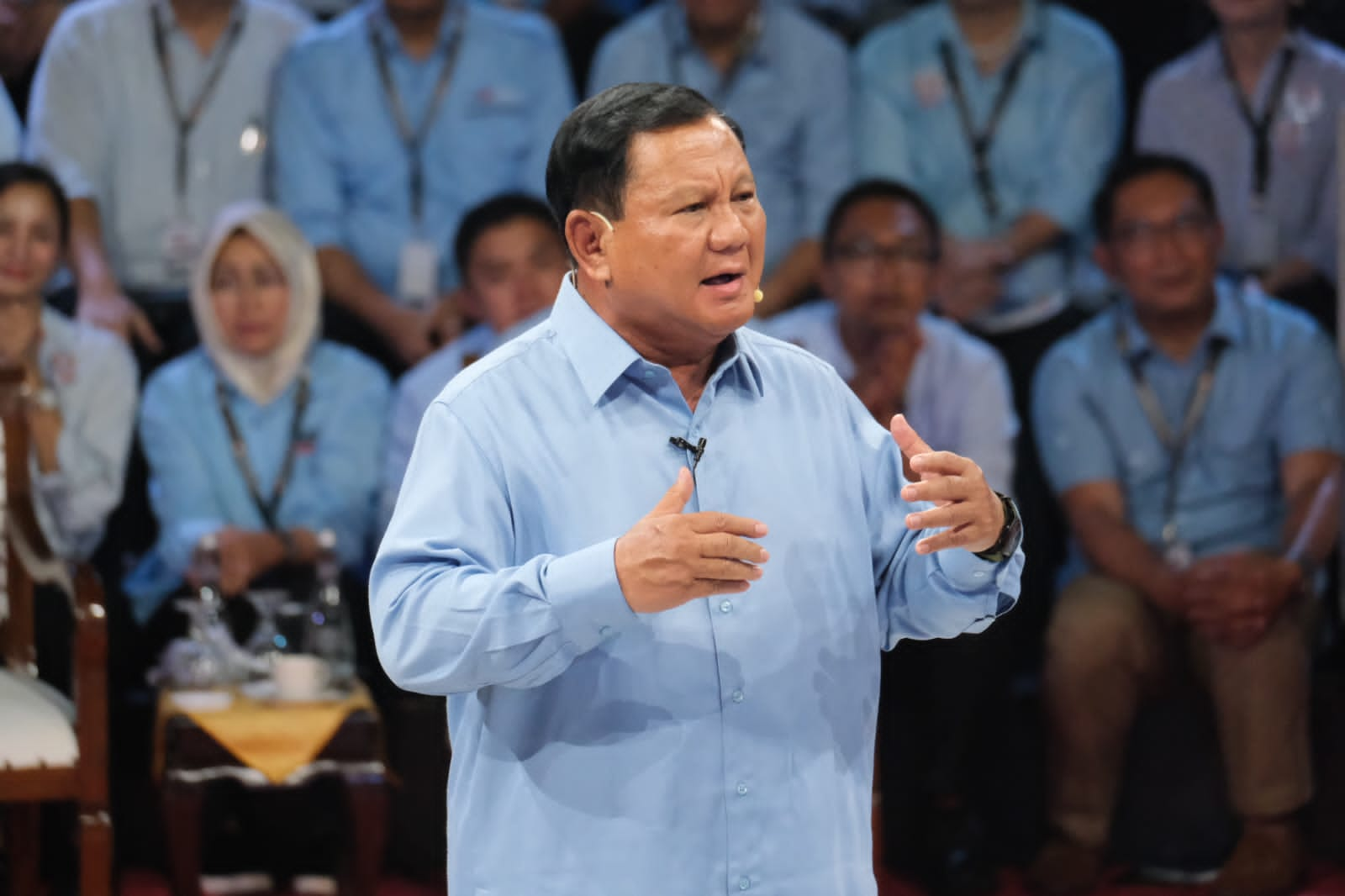 Prabowo Tekankan Akan Berantas Korupsi Sampai ke Akarnya pada Debat Capres 2024