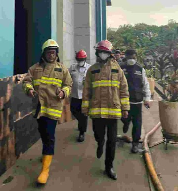 Kebakaran Masjid Jakarta Islamic Centre, Pj Gubernur DKI : Diduga Akibat Pekerjaan Renovasi Kubah