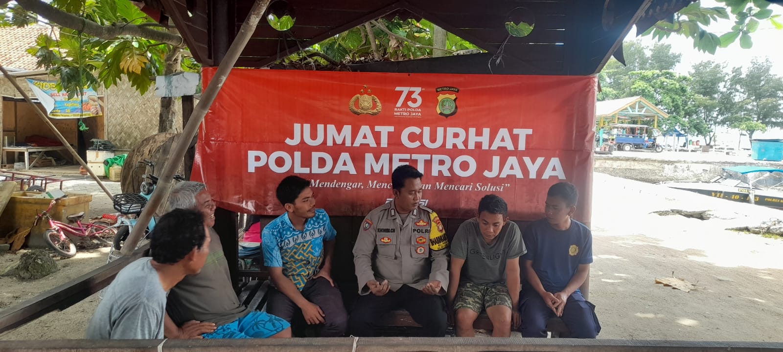 Jumat Curhat Polres Kepulauan Seribu Wadah Keluh Kesah Warga Pulau Pari