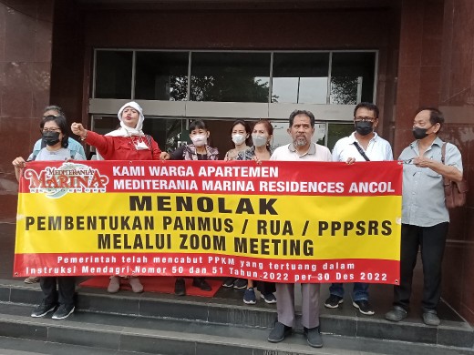 Pengurus P3SRS Tak Tranparans, Warga Apartemen Mediterania Ancol Ancam Ngadu Ke PJ Gubernur