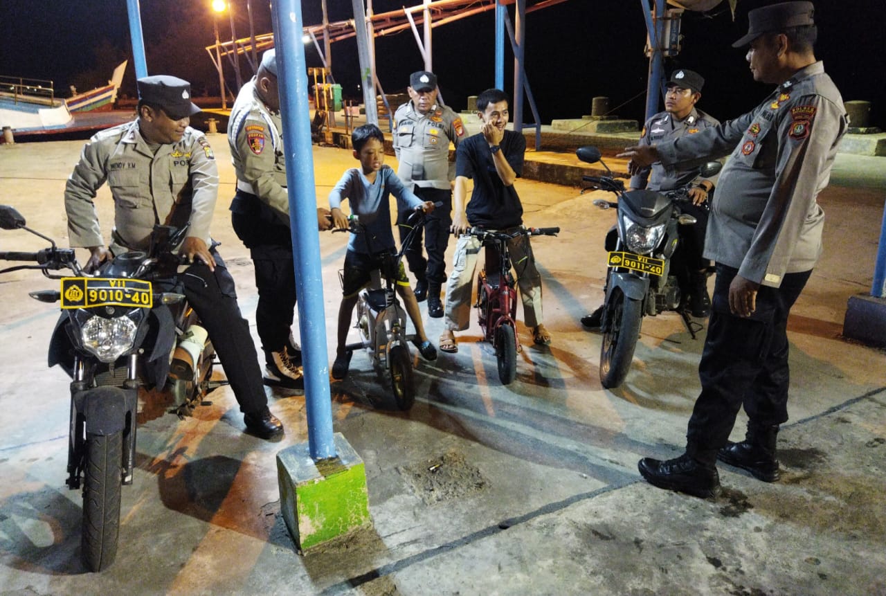 Patroli Malam Polsek Kep. Seribu Utara Ciptakan Sitkamtibmas Aman Kewilayahan